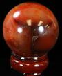 Colorful Carnelian Agate Sphere #37597-2